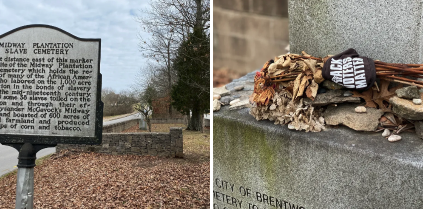 Midway Plantation Slave cemetery 